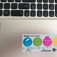 نوت بوک ایسوس ASUS نو + متعلقات نو+کارتن|رایانه همراه|تهران, شهرک چیتگر|دیوار