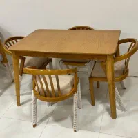 میز غذاخوری  ناهارخوری المان چوب کاشانه|میز و صندلی غذاخوری|اردبیل, |دیوار