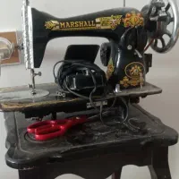 سلام چرخ خیاطی سالم نو مشکی مارشال