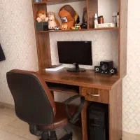 میز تحریر با کتابخانه و صندلی چرخدار کاملا نو|میز تحریر و کامپیوتر|گلستان (تهران), |دیوار