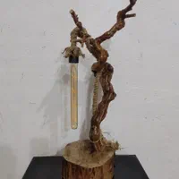 آباژورهای چوبی روستیک|چراغ خواب و آباژور|بندر ماهشهر, |دیوار