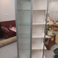 کتابخانه و استند و میز تحریر
