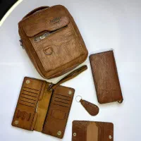 کیف چرم۴تیکه