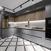 کابینت تک رنگ با نور مخفی سلیقه ای کد ۱۳