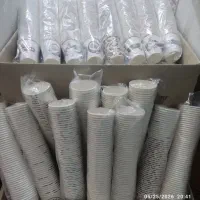 لیوان یکبار مصرف کاغذی تک جداره ۲۲۰سی سی چای/ نذری
