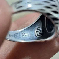 انگشتر نقره مردونه