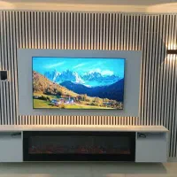 پخش تولیدی انواع شومینه برقی|بخاری، هیتر، شومینه|تهران, خاک سفید|دیوار