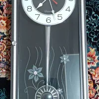 ساعت دیواری پاندول دار تمیز و سالم