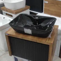 دست و روشوی طرح چوب کامل پی وی سی