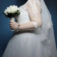 لباس عروس. شیفون.شنل.ساک هدایا|لباس|رشت, رشتیان|دیوار