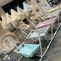 گهواره سنتی سیسمونی نوزاد تخت کنار مادر ننو مدل g