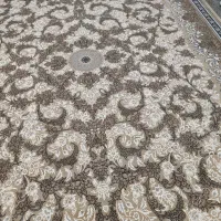 4تخته فرش 12متری بژ 700شانه طرح سما افشان|فرش|قم, نیروگاه|دیوار