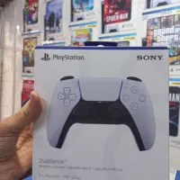 دسته بازی اصلی ps5 سفید DualSense آکبند