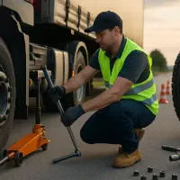 پنچرگیری و سرویس چرخ سنگین با نازل ترین قیمت