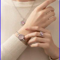 ست زنانه ساعت. انگشتر و گردنبند|ساعت|آبادان, |دیوار