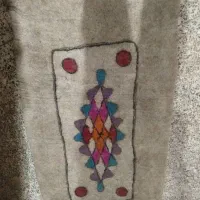 نمد نمده جاجیم دله قدیمی عتیقه|فرش|کارون, |دیوار