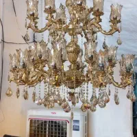لوستر تمام برنز مدل طبقاطی ۱۰  ۵