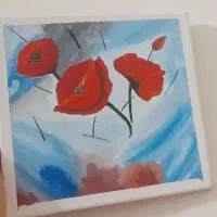 نقاشی گواش|تابلو، نقاشی، عکس|شیراز, لاله|دیوار