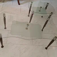 میز شیشه ای جلومبلی