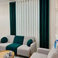 پرده پذیرایی مینیمال و پانچ (دوخت فوری)