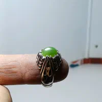 انگشتر نقره یشم طبیعی|جواهرات|تهران, امام زاده حسن|دیوار