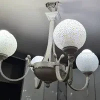 لوستر برنج رنگ کوره ای صدفی شده