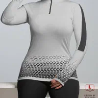 بلوز نیم زیپ آستین فینگر دار|لباس|کاشان, دانش|دیوار