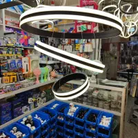 لوستر مدرن لاین نوری|لوستر و چراغ آویز|تهران, شمس‌آباد|دیوار