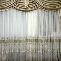 ست پرده پذیرایی سالم و تمیز به متراژ ۴عرض و ۳طول|پرده، رانر، رومیزی|شبستر, |دیوار