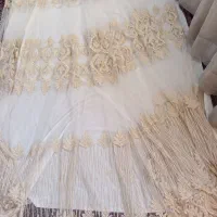 پرده مخمل کتیبه دار