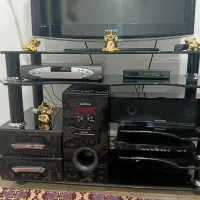 میز تلوزیون شیشه ای