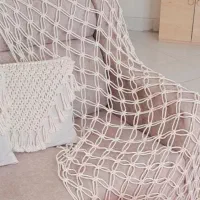 بافت شال مبل مکرومه