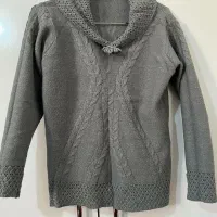 بلوزبافت ترک زنونه رنگ طوسی درحدنو