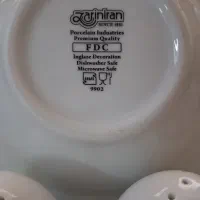 سرویس  چینی ۶ نفره. غذا خوری و چایی خوری زرین|ظروف سرو و پذیرایی|قم, ژاندارمها|دیوار