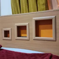 تختخواب یکنفره ۹۰ سانتی متر MDF کشودار تمیز