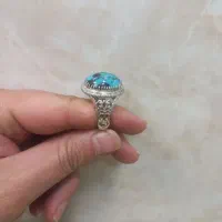 انگشتر فیروزه وعقیق|جواهرات|اردبیل, |دیوار