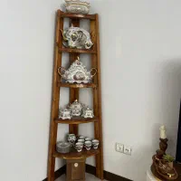 مبل جلو مبلی استند چوبی ساعت چوبی میز نهارخوری