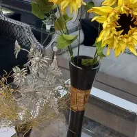 گل مصنوعی ، گلدان و شمعدان چوبی|گل مصنوعی|شیراز, زرگری|دیوار