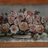 تابلو طرح فرش ماشینی نو نو|تابلو فرش|بروجرد, |دیوار