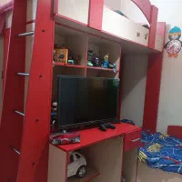 تخت دو طبقه به همراه دو تشک