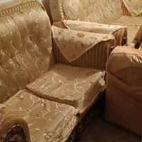 مبل راحتی ۷ نفره در حد نو + میز جلو مبلی
