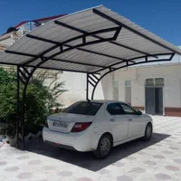 سایبان سایه بان بدون پایه شیروانی آلاچیق برقی قسطی