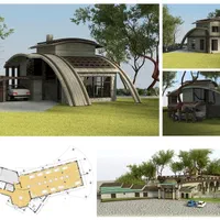 طراحی منظر باغ ویلا محوطه فضای سبز استخر|خدمات پیشه و مهارت|رشت, منظریه|دیوار