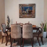 میز ناهارخوری ۶ نفره در حد نو