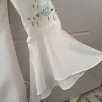 یک دست کت وشلوار سفید دخترانه|لباس|سنندج, |دیوار