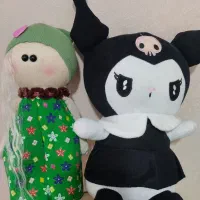 عروسک دخترونه کرومی در حد نو نو