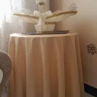 میز خاطره  با پارچه روش وسبد روش