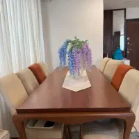 میز ناهارخوری 8نفره کاملا نو