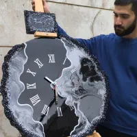 ساعت و تابلو رزینی کار دست|صنایع دستی و سایر لوازم تزئینی|مشهد, گاز|دیوار