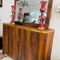 میز کنسول همراه با آینه|بوفه، ویترین، کنسول|گرگان, |دیوار